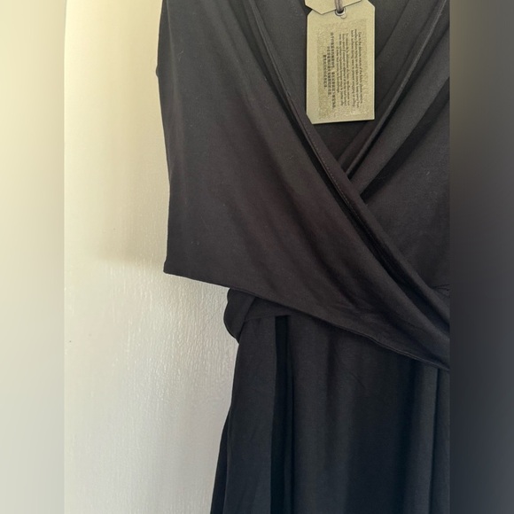 All Saints Black Jayda Jersey Dress NWT​ - Picture 9 of 9